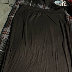 Black cotton skirt